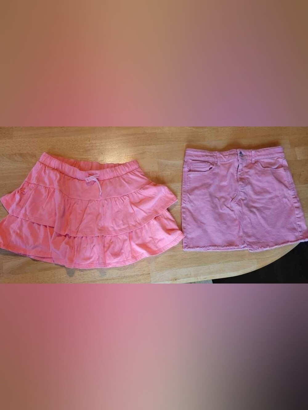 Girl's Pink Skirt and Skort Size 10/12